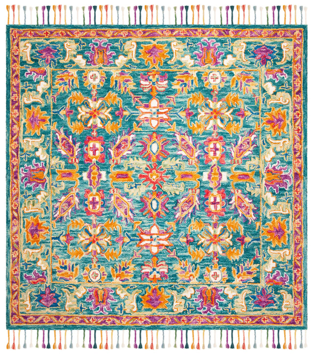 Safavieh Aspen 7'-0" x 7'-0" Rug in Turquoise / Purple