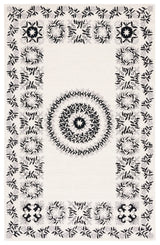 Safavieh Empire 4'-0" x 6'-0" Rug in Ivory / Black