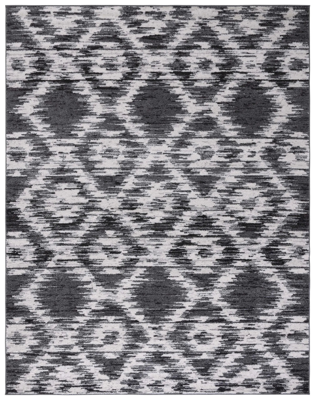 Safavieh Adirondack 10'-0" x 14'-0" Rug in Charcoal / Ivory