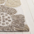 Safavieh Jardin 2'-3" x 8'-0" Rug in Grey / Ivory