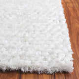 Safavieh Sg-Sts-Saint Tropez Shag 5'-0" x 8'-0" Rug in Snow White