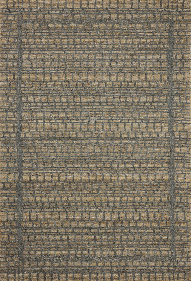 Loloi Elias Ela-05 Wheat/Charcoal Rug - main flat