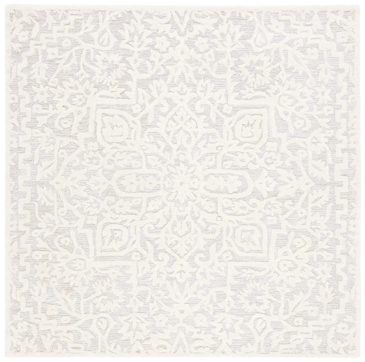 Safavieh Antiquity 6'-0" x 6'-0" Rug in Silver / Ivory