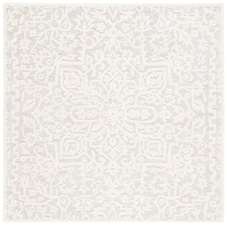 Safavieh Antiquity 6'-0" x 6'-0" Rug in Silver / Ivory