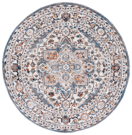 Safavieh Symphony 6'-7" x 6'-7" Rug in Ivory / Grey