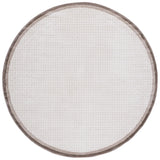 Safavieh Prestige 6'-7" x 6'-7" Rug in Ivory / Brown