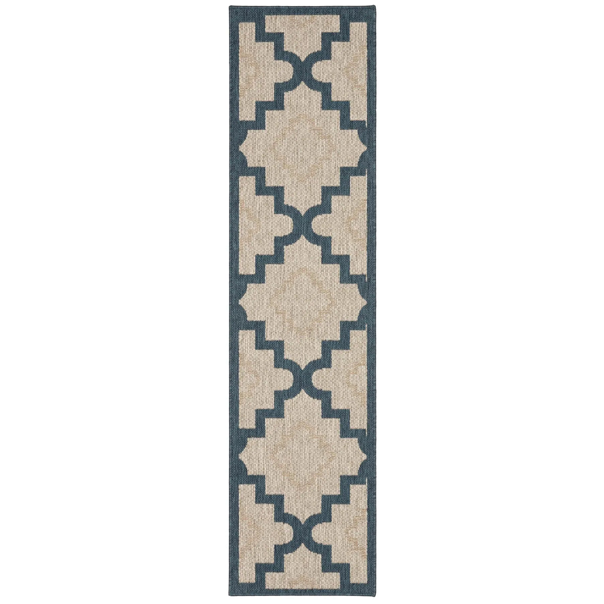 Oriental Weavers Sphinx Latitude 804I Grey / Blue Rugs - runner