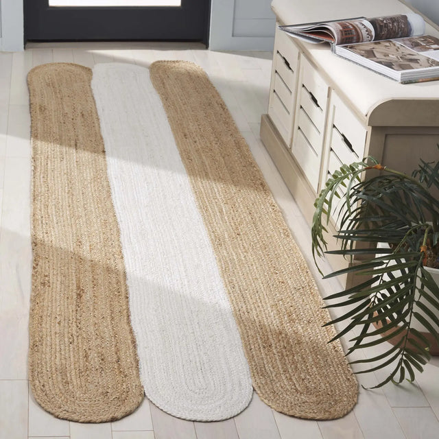 Safavieh Natural Fiber 2'-3" x 8'-0" Rug in Natural / Bleach