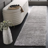 Safavieh Tahoe Shag 2'-0" x 9'-0" Rug in Grey / Dark Grey