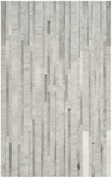Safavieh Studio Leather 3'-0" x 5'-0" Rug in Ivory / Grey
