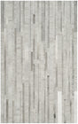 Safavieh Studio Leather 3'-0" x 5'-0" Rug in Ivory / Grey