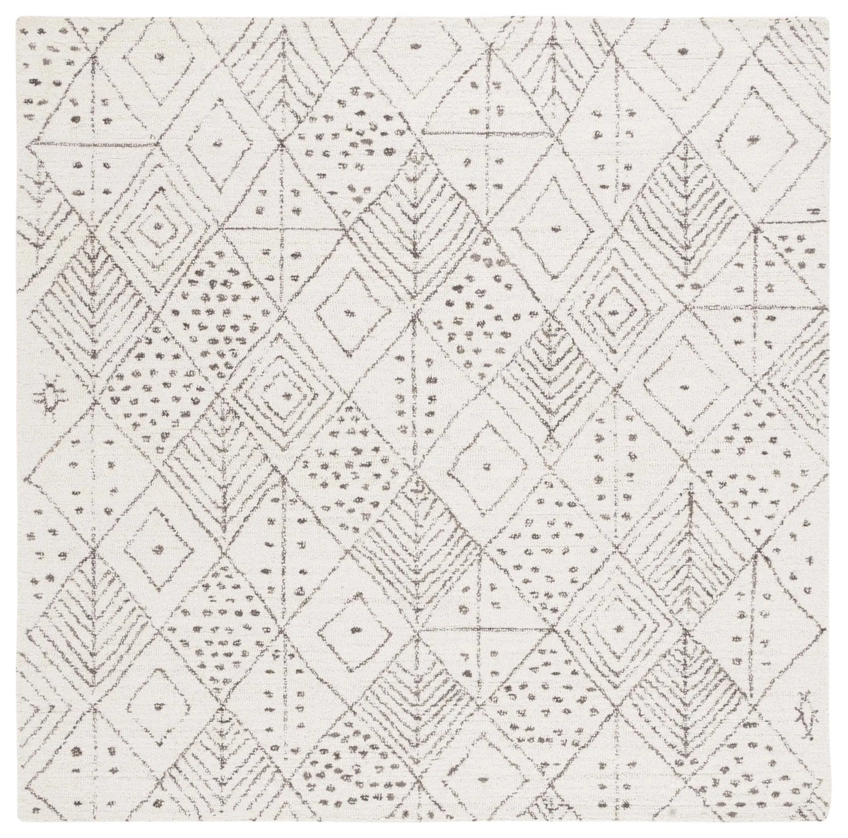 Safavieh Casablanca 6'-0" x 6'-0" Rug in Ivory / Brown
