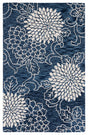 Safavieh Jardin 5'-0" x 8'-0" Rug in Navy / Ivory