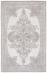Safavieh Metro 4'-0" x 6'-0" Rug in Dark Grey / Ivory
