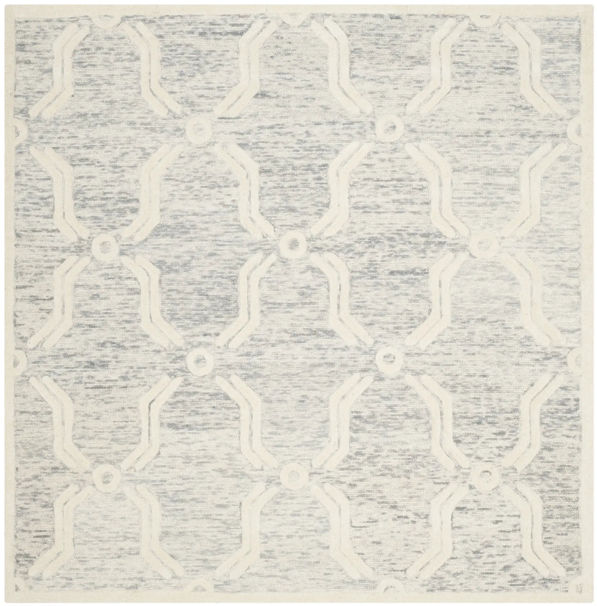 Safavieh Cambridge 6'-0" x 6'-0" Rug in Light Grey / Ivory