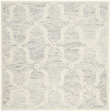 Safavieh Cambridge 6'-0" x 6'-0" Rug in Light Grey / Ivory