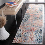 Safavieh Lagoon 2'-2" x 9'-0" Rug in Navy / Brown