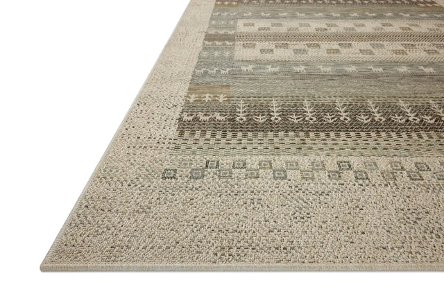 Loloi Saylor SAY-05 Ivory / Earth Rug - rug corner