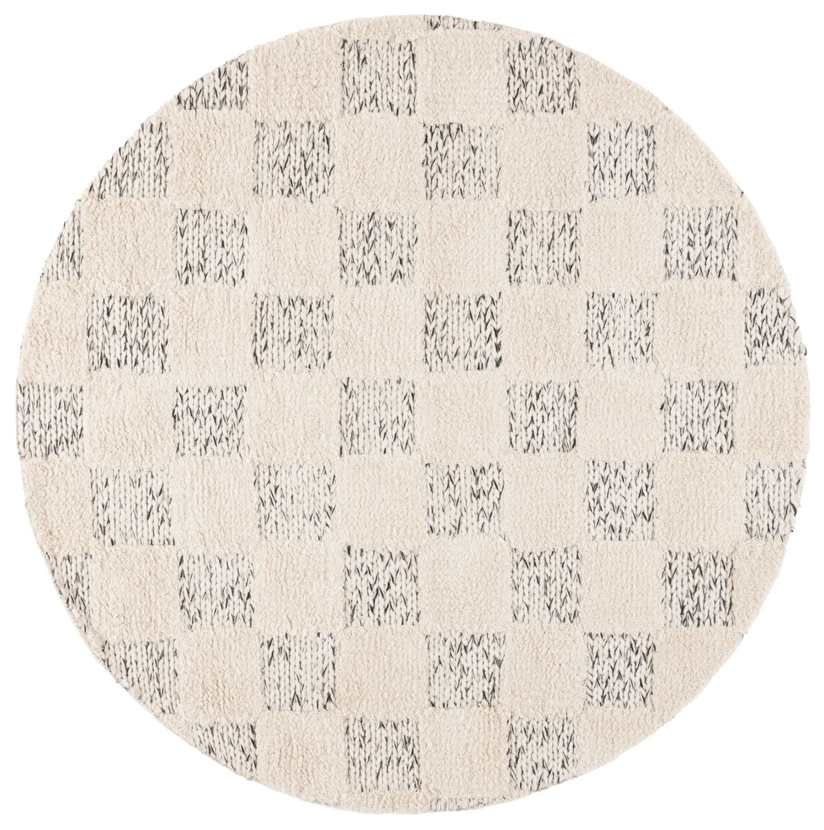 Safavieh Natura 6'-0" x 6'-0" Rug in Ivory / Black
