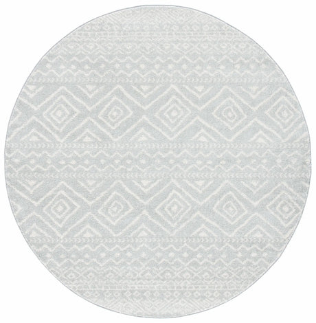 Safavieh Tulum 5'-0" x 5'-0" Rug in Light Grey / Ivory