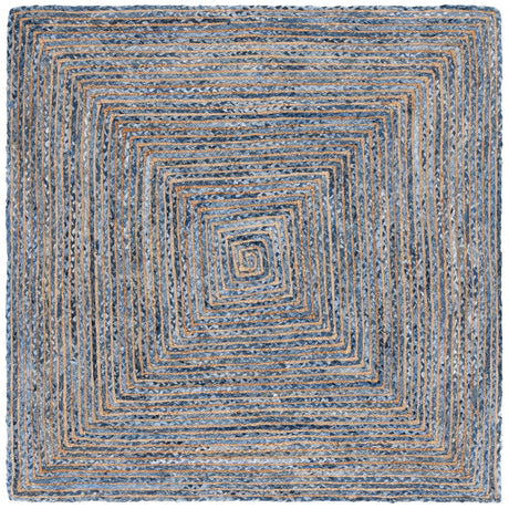 Safavieh Cape Cod 5'-0" x 5'-0" Rug in Blue / Natural