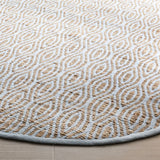 Safavieh Cape Cod 6'-0" x 6'-0" Rug in Silver / Natural