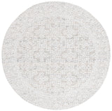 Safavieh Ebony 6'-0" x 6'-0" Rug in Grey / Ivory