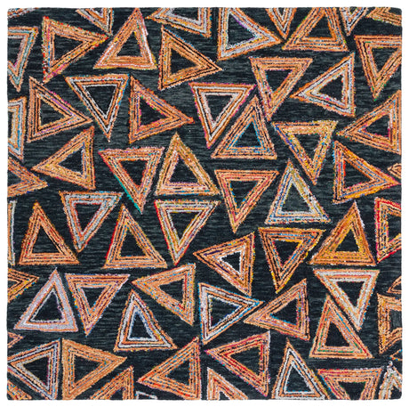 Safavieh Aspen 7'-0" x 7'-0" Rug in Dark Green / Black