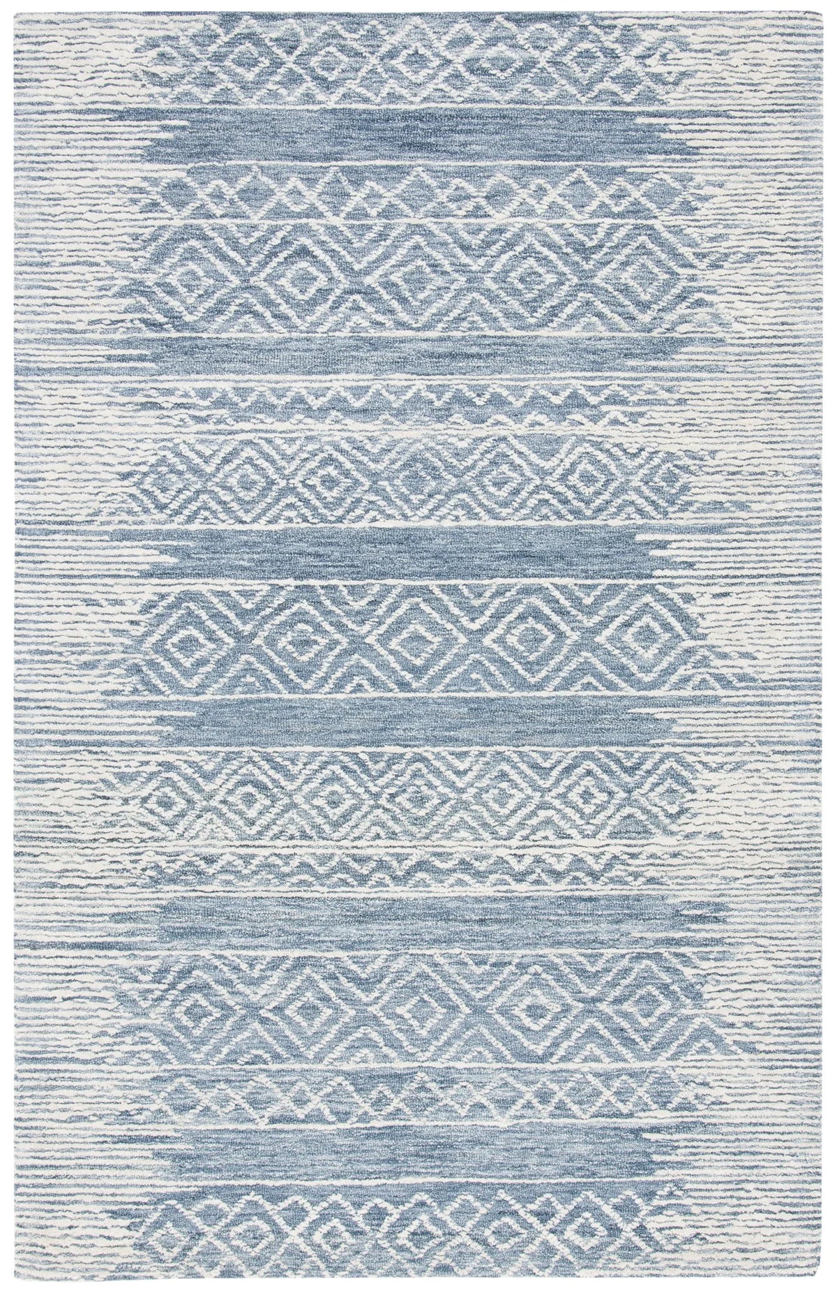 Safavieh Metro 4'-0" x 6'-0" Rug in Natural / Blue
