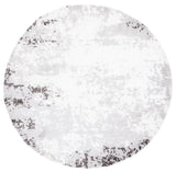 Safavieh Berber Shag 7'-0" x 7'-0" Rug in Light Grey / Dark Grey