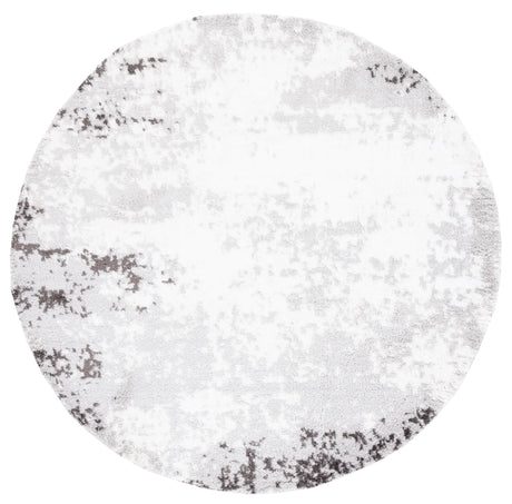 Safavieh Berber Shag 7'-0" x 7'-0" Rug in Light Grey / Dark Grey