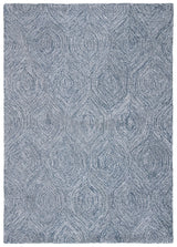 Safavieh Micro-Loop 4'-0" x 6'-0" Rug in Grey / Ivory