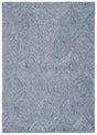 Safavieh Micro-Loop 4'-0" x 6'-0" Rug in Grey / Ivory