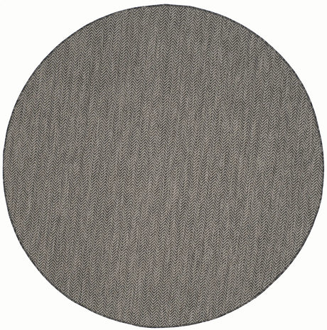 Safavieh Courtyard 10'-0" x 10'-0" Rug in Black / Beige