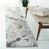 Safavieh Cyrus Shag 2'-2" x 11'-0" Rug in Grey / Beige
