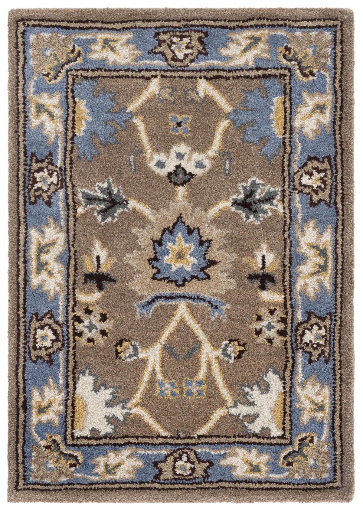 Safavieh Heritage 2'-0" x 3'-0" Rug in Camel / Blue