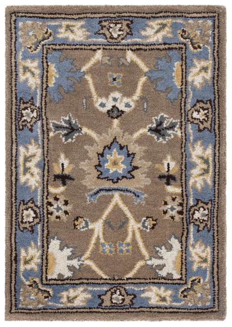 Safavieh Heritage 2'-0" x 3'-0" Rug in Camel / Blue