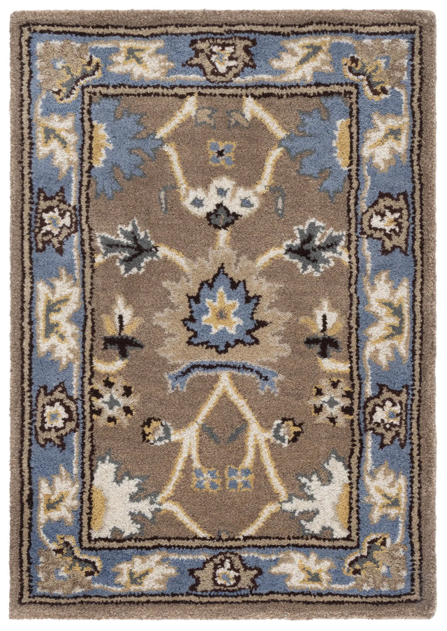 Safavieh Heritage 2'-0" x 3'-0" Rug in Camel / Blue