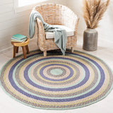 Safavieh Cape Cod 5'-0" x 5'-0" Rug in Blue / Green