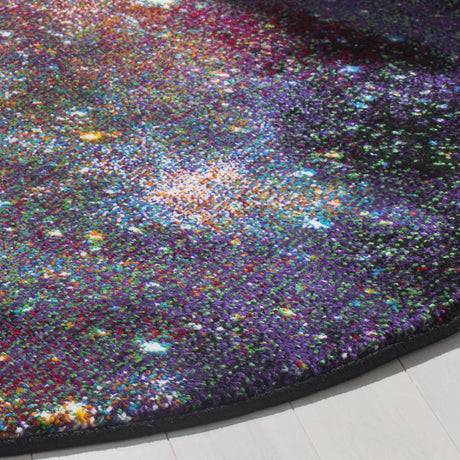 Safavieh Galaxy 5'-3" x 5'-3" Rug in Purple / Multi