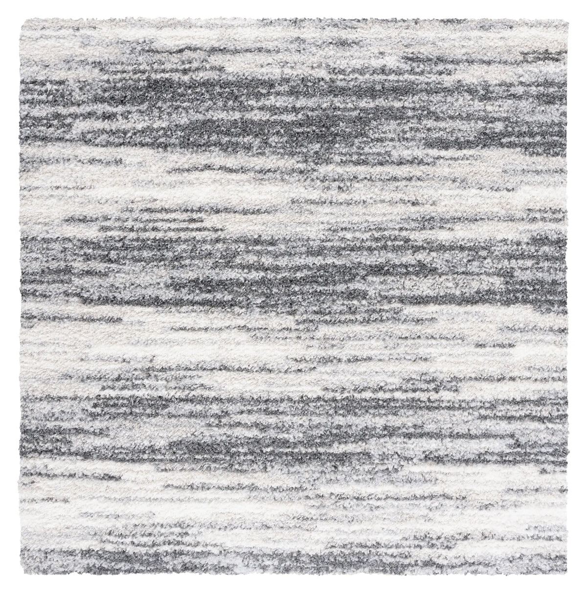 Safavieh Berber Shag 6'-7" x 6'-7" Rug in Charcoal / Grey