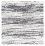 Safavieh Berber Shag 6'-7" x 6'-7" Rug in Charcoal / Grey