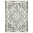 Oriental Weavers Montecito 1101W Grey/ White Rug - main flat