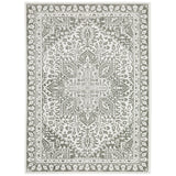 Oriental Weavers Montecito 1101W Grey/ White Rug - main flat