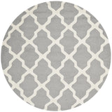 Safavieh Cambridge 6'-0" x 6'-0" Rug in Silver / Ivory
