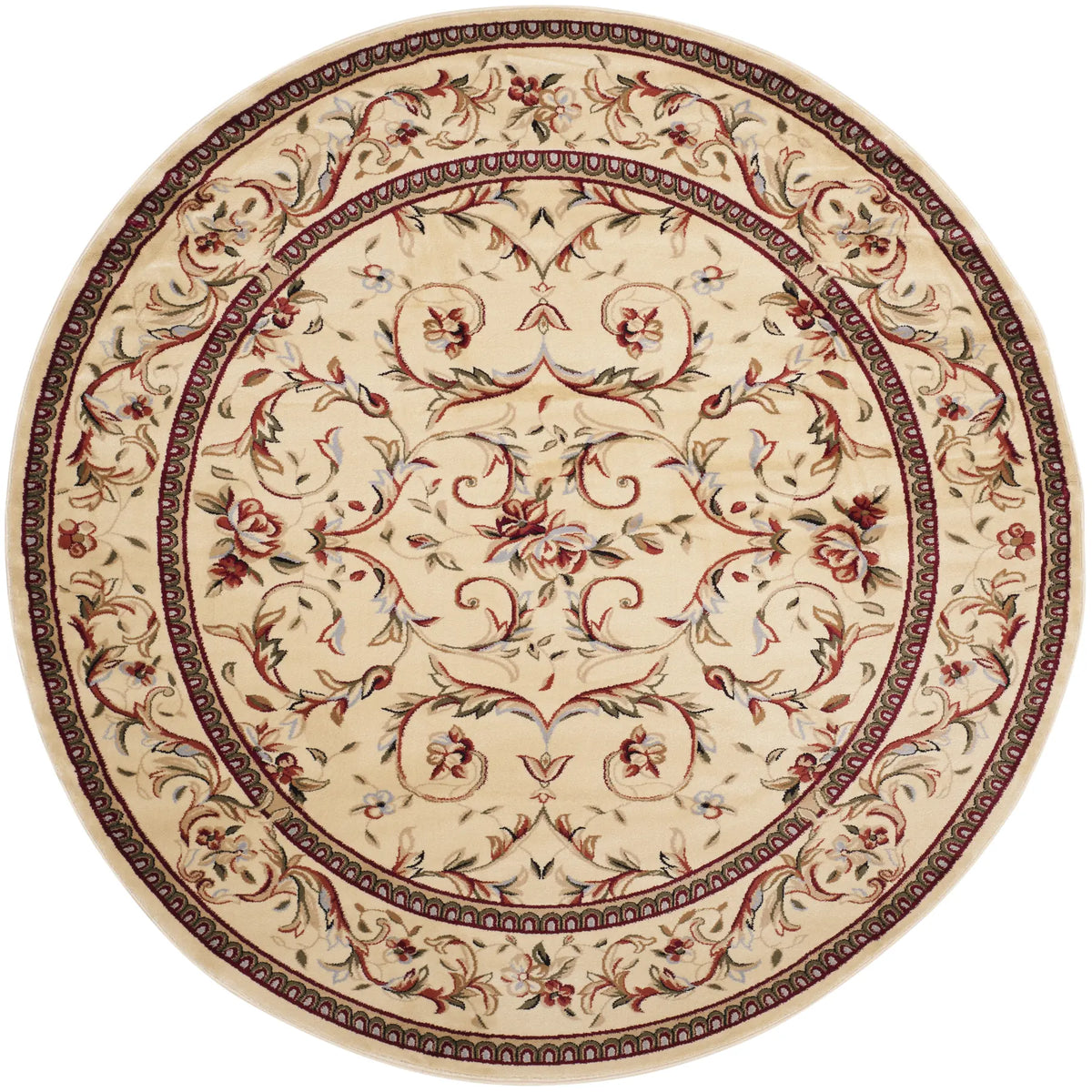 Safavieh Lyndhurst 10'-0" x 10'-0" Rug in Ivory / Ivory