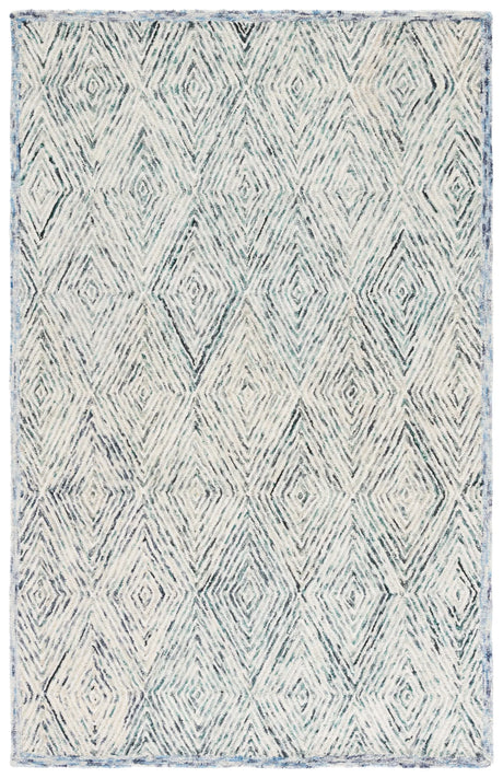 Safavieh Capri 4'-0" x 6'-0" Rug in Blue / Ivory
