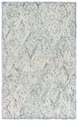 Safavieh Capri 4'-0" x 6'-0" Rug in Blue / Ivory