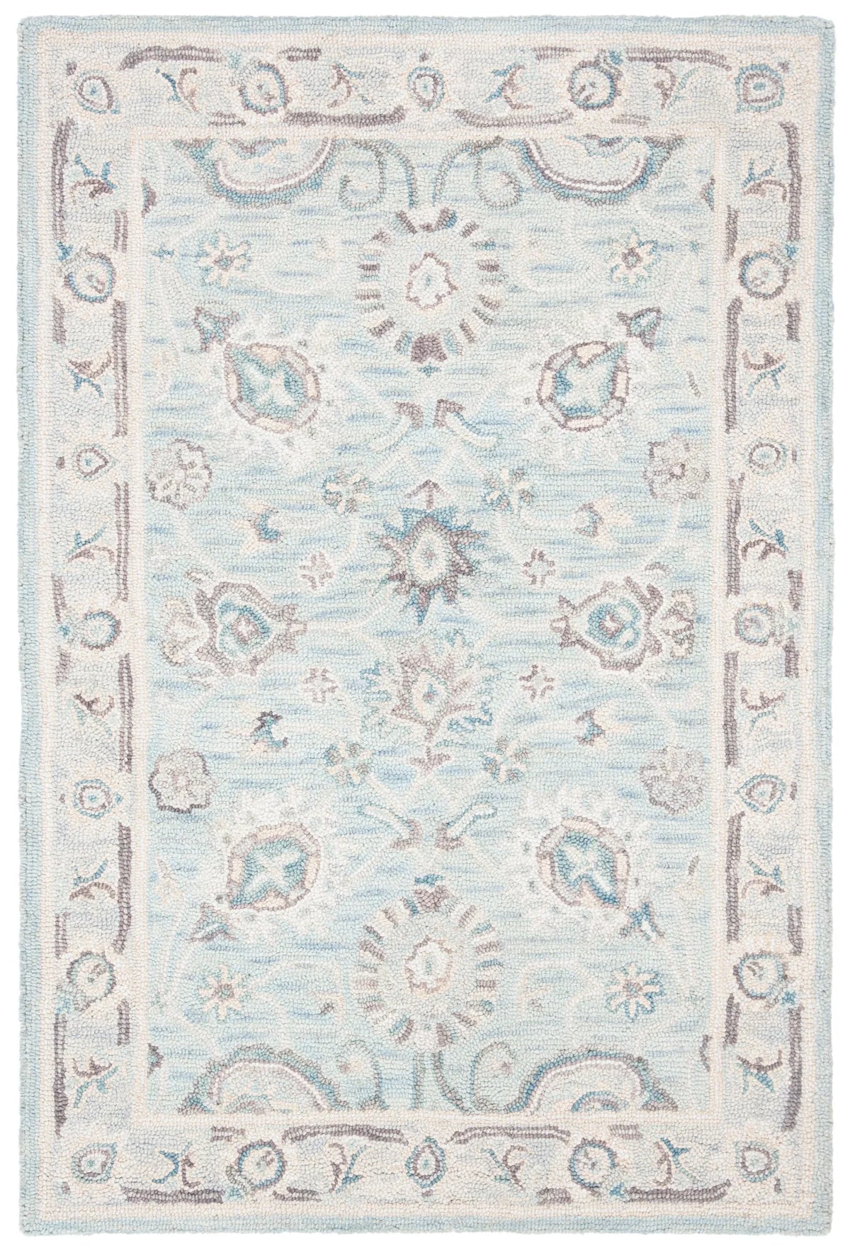 Safavieh Blossom 4'-0" x 6'-0" Rug in Grey / Multi