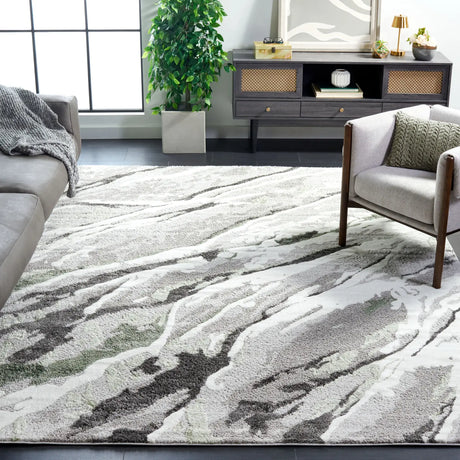 Safavieh Century 300 10'-0" x 14'-0" Rug in Grey / Green